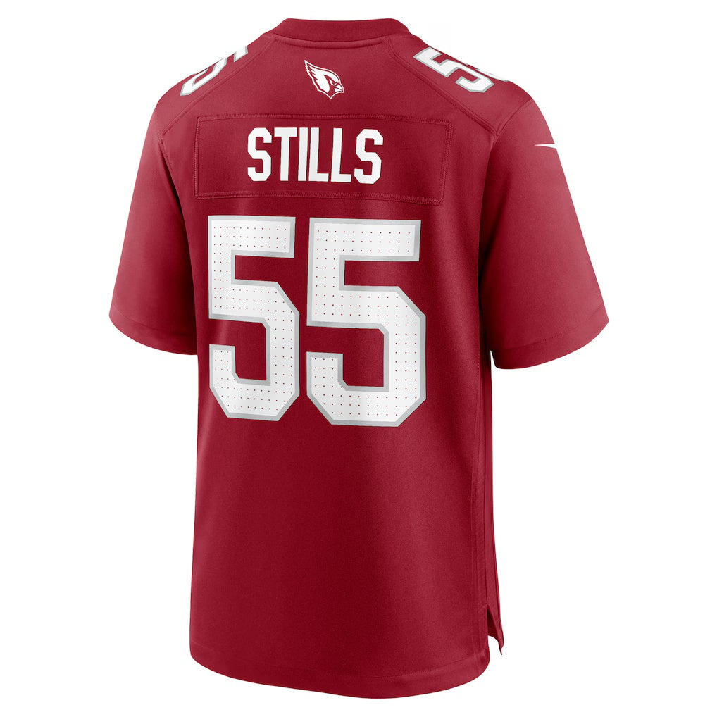 A.Cardinals #55 Dante Stills Cardinal HeidiMiller Team Game Jersey