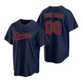 Custom Minnesota Twins Navy HeidiMiller 2020 Stitched Cool Base Jersey