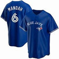 Toronto Blue Jays #6 Alek Manoah Blue HeidiMiller Stitched Cool Base Jersey