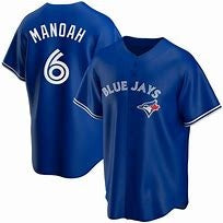 Toronto Blue Jays #6 Alek Manoah Blue HeidiMiller Stitched Cool Base Jersey