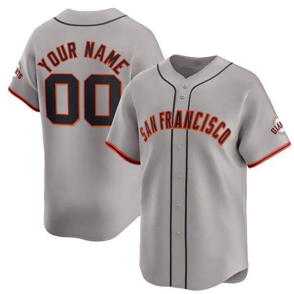 Custom San Francisco Giants Active Player Gray HeidiMiller Away Limited Stitched Jersey