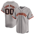 Custom San Francisco Giants Active Player Gray HeidiMiller Away Limited Stitched Jersey