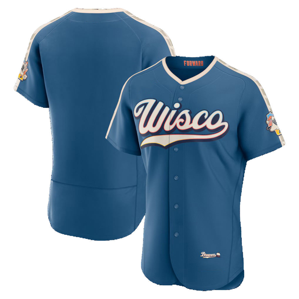 Milwaukee Brewers Mineral Blue HeidiMiller 2026 City Connect Authentic Jersey