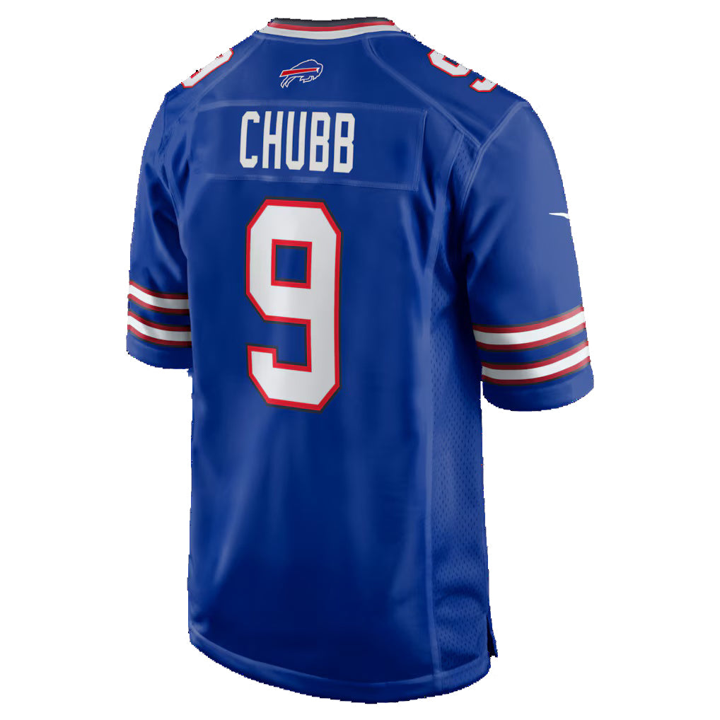B.Bills #9 Bradley Chubb Royal HeidiMiller Team Game Jersey