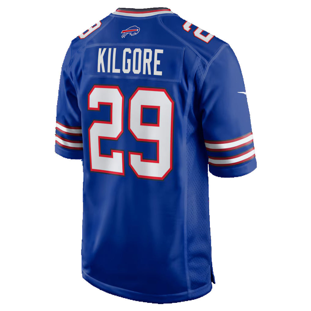 B.Bills #29 Jalon Kilgore Royal HeidiMiller Team Game Jersey