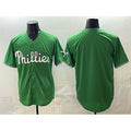 Philadelphia Phillies Blank Green HeidiMiller Limited Stitched Jersey