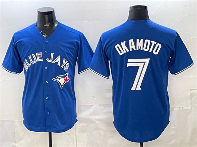 Toronto Blue Jays #7 Kazuma Okamoto Royal HeidiMiller 2026 Cool Base Stitched Jersey
