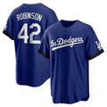 Los Angeles Dodgers #42 Jackie Robinson Royal HeidiMiller City Connect Replica Player Jersey