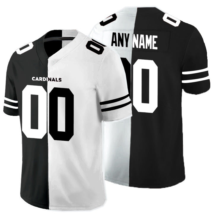 Custom A.Cardinals Black And White HeidiMiller Split Vapor Untouchable Limited Jersey