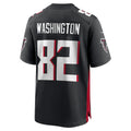 A.Falcons #82 Casey Washington Black HeidiMiller Team Game Jersey