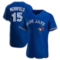 Toronto Blue Jays #15 Whit Merrifield Royal HeidiMiller Flex Base Stitched Jersey