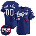 Custom Los Angeles Dodgers Active Player Royal HeidiMiller 2025 Tokyo Series Limited Stitched Jersey