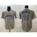 Toronto Blue Jays #11 Bo Bichette Gray HeidiMiller 2025 World Series Home Cool Base Stitched Jersey