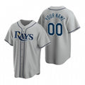 Custom Tampa Bay Rays Gray HeidiMiller 2020 Stitched Cool Base Road Jersey