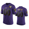 Custom B.Ravens Purple HeidiMiller Team 25th Season Golden Limited Jersey