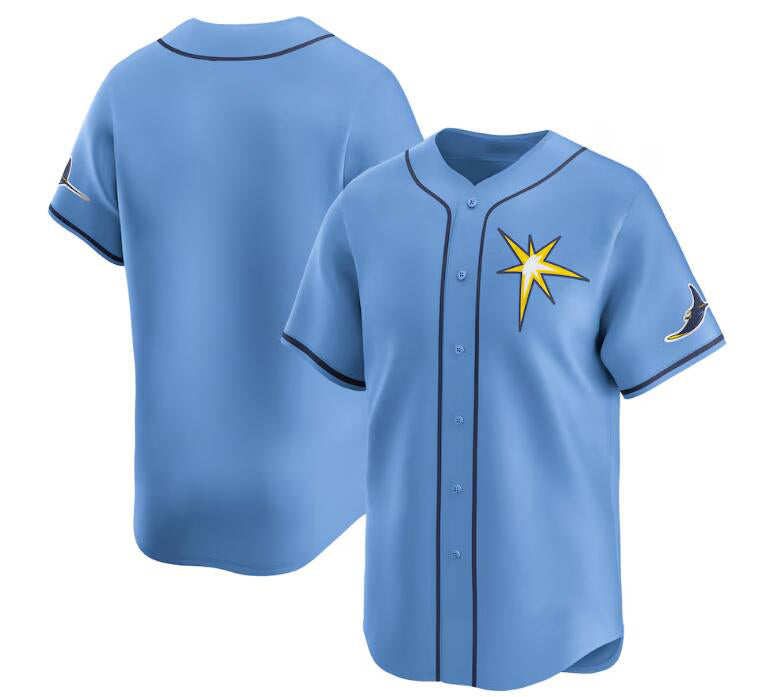 Tampa Bay Rays Blank Light Blue HeidiMiller Alternate Limited Stitched Jersey