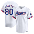 Texas Rangers #80 Kumar Rocker White HeidiMiller Home Limited Player Jersey