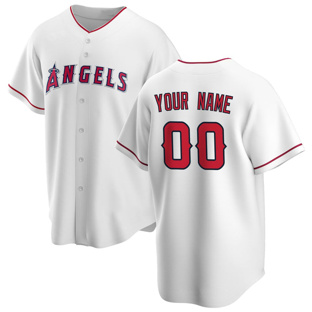 Custom Los Angeles Angels White HeidiMiller Home Replica Jersey