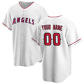 Custom Los Angeles Angels White HeidiMiller Home Replica Jersey