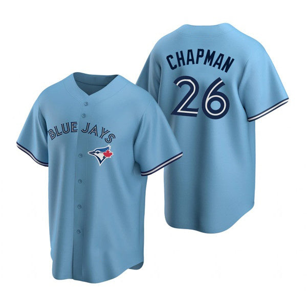 Toronto Blue Jays #26 Matt Chapman Light Blue HeidiMiller Cool Base Stitched Jersey