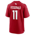 A.Cardinals #11 Larry Fitzgerald Cardinal HeidiMiller Team Retired Game Jersey