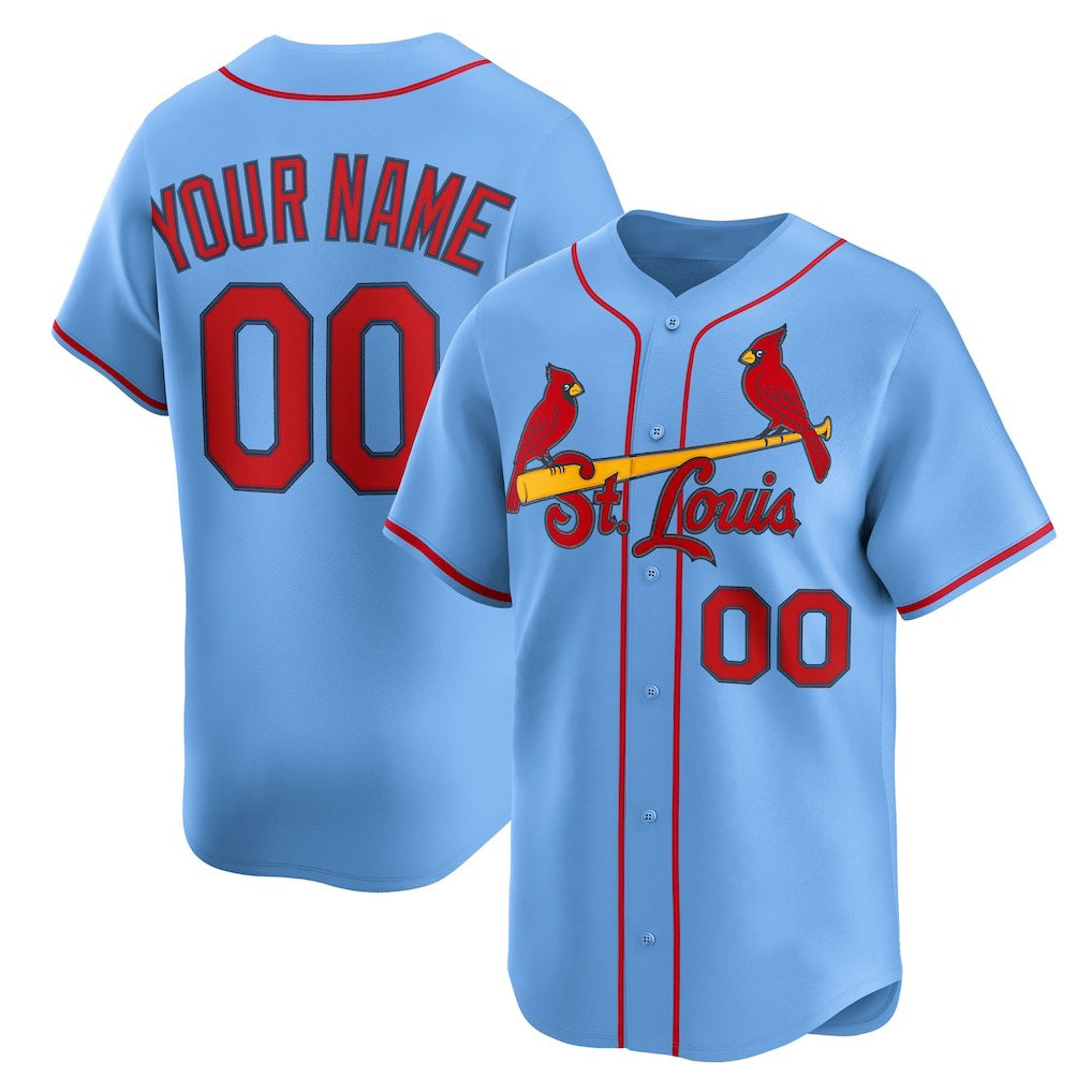 Custom St. Louis Cardinals Light Blue HeidiMiller Alternate Limited Jersey
