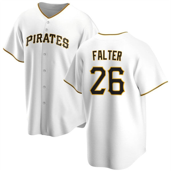Pittsburgh Pirates #26 Bailey Falter White HeidiMiller Cool Base Stitched Jersey