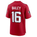 A.Falcons #16 Jake Bailey Red HeidiMiller Team Game Jersey