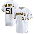 Pittsburgh Pirates #51 David Bednar White HeidiMiller 2025 Home Limited Stitched Jersey