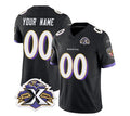 Custom B.Ravens Active Player Black HeidiMiller 2023 F.U.S.E With Patch Throwback Vapor Limited Stitched Jersey