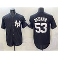 New York Yankees #53 David Bednar Black HeidiMiller Stitched Jersey