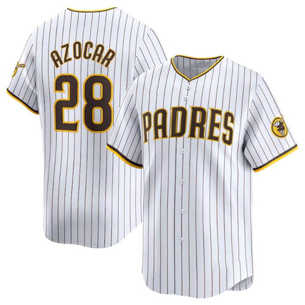 San Diego Padres #28 Jose Azocar White HeidiMiller 2024 Home Limited Stitched Jersey