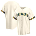 Milwaukee Brewers Cream HeidiMiller Home Replica Team Jersey
