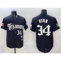 Texas Rangers #34 Nolan Ryan Black HeidiMiller Mexico 2025 Vapor Premier Limited Stitched Jersey