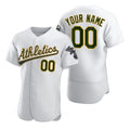 Custom Oakland Athletics White HeidiMiller 2020 Stitched Flex Base Jersey