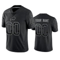 Custom B.Bills Active Player Black HeidiMiller Reflective Limited Stitched Jersey