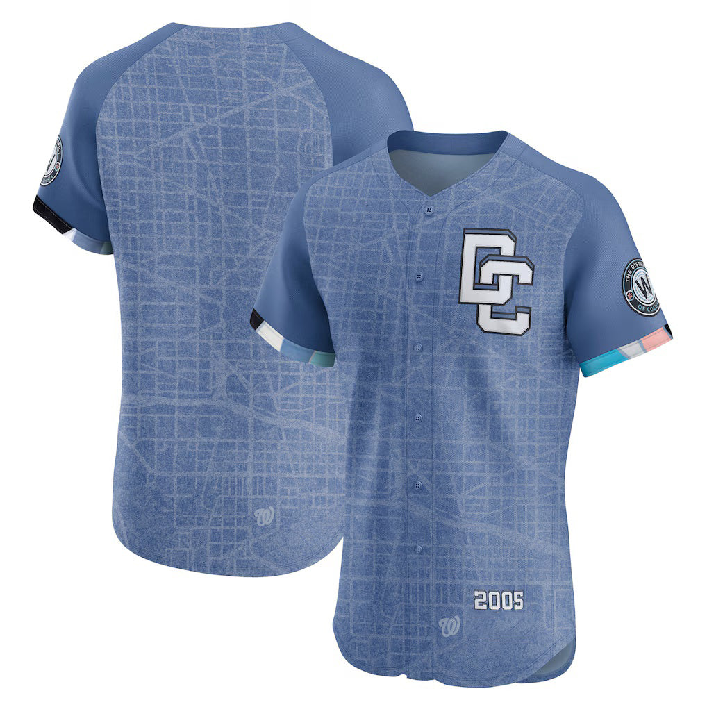 Washington Nationals Blue HeidiMiller 2025 City Connect Elite Jersey