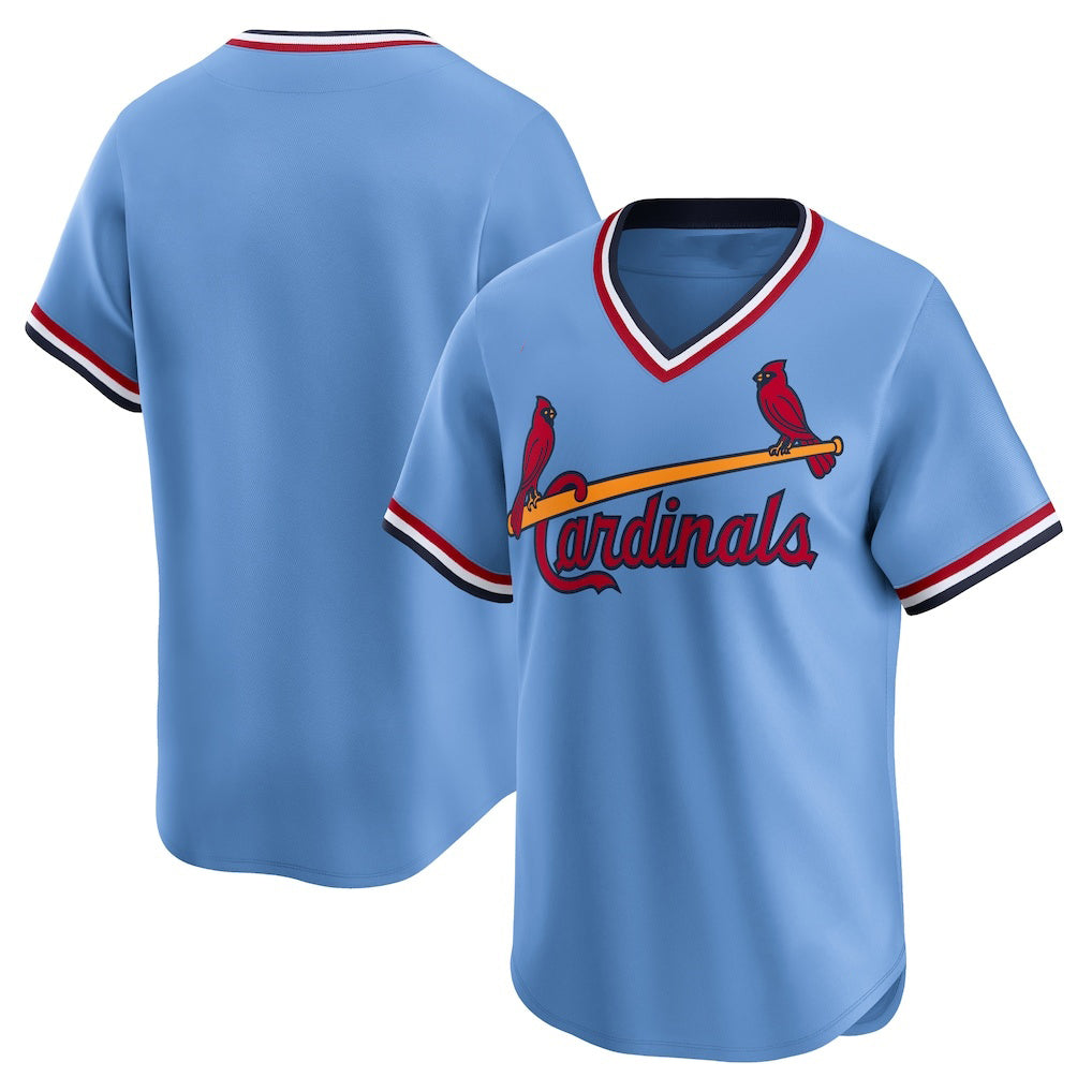 St. Louis Cardinals Light Blue HeidiMiller Cooperstown Collection Limited Jersey