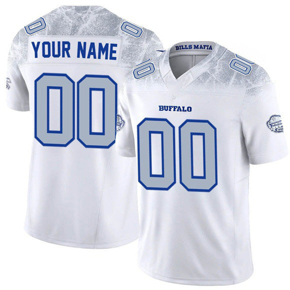 Custom B.Bills Active Player White HeidiMiller 2025 F.U.S.E. ¡°Rivalries¡± Vapor Untouchable Limited Stitched Jersey