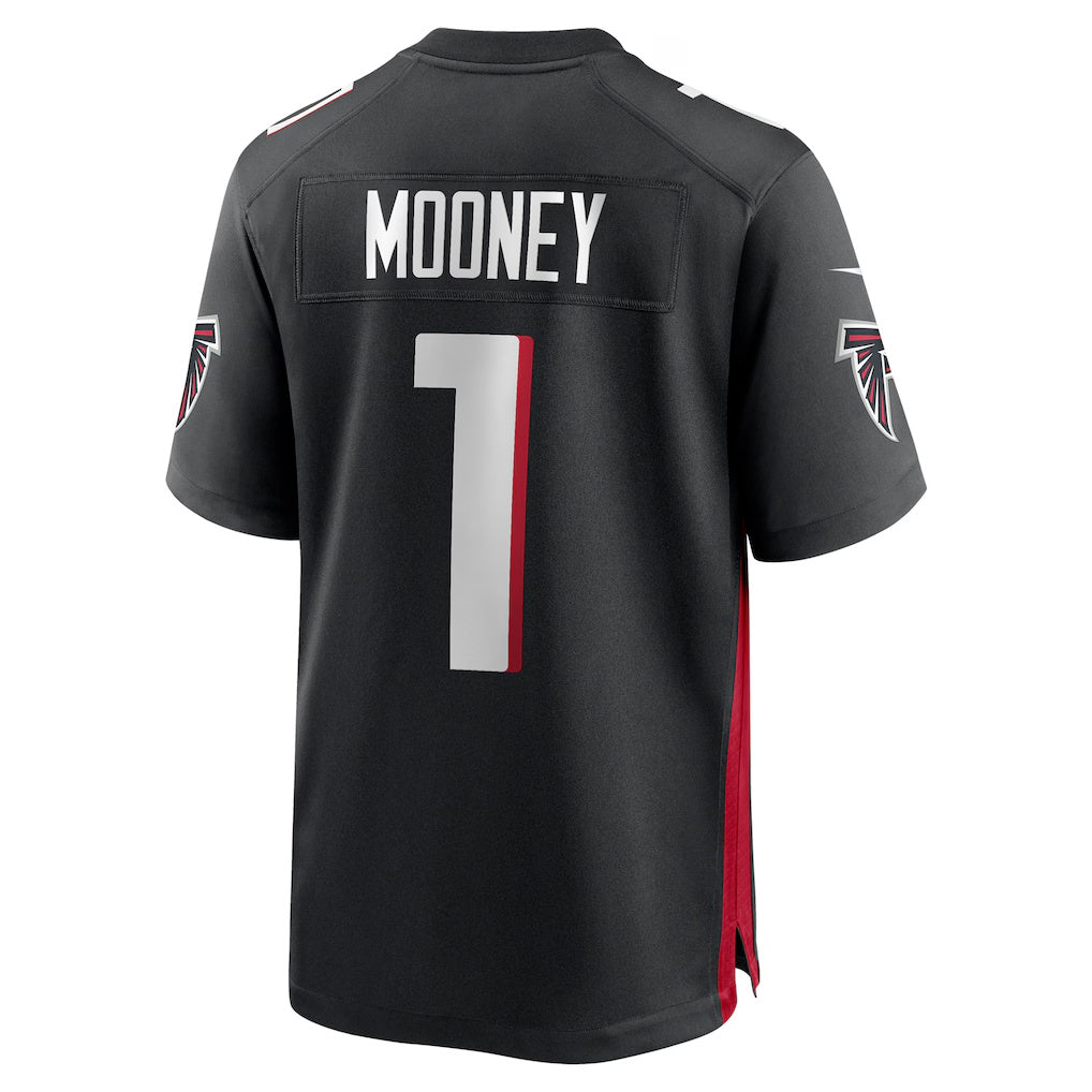 A.Falcons #1 Darnell Mooney Black HeidiMiller Team Game Jersey