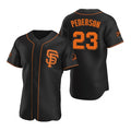 San Francisco Giants #23 Joc Pederson Black HeidiMiller Flex Base Stitched Jersey