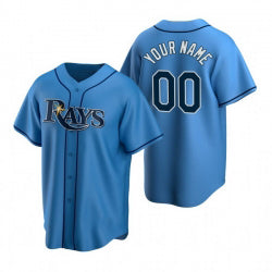 Custom Tampa Bay Rays Light Blue HeidiMiller Stitched Cool Base Jersey