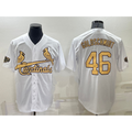 St. Louis Cardinals #46 Paul Goldschmidt White HeidiMiller 2022 All Star Stitched Cool Base Jersey