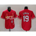St. Louis Cardinals #19 Tommy Edman Red HeidiMiller 2024 City Connect Stitched Jersey
