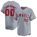 Custom Los Angeles Angels Active Player Gray HeidiMiller Away Limited Stitched Jersey
