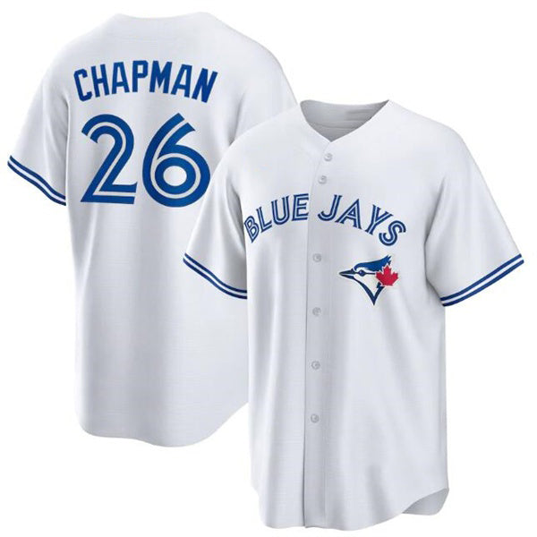 Toronto Blue Jays #26 Matt Chapman White HeidiMiller Cool Base Stitched Jersey