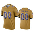 Custom B.Ravens Gold HeidiMiller Inverted Legend Jersey