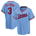 Minnesota Twins #3 Harmon Killebrew Light Blue HeidiMiller Road Cooperstown Collection Player Jersey