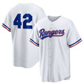 Texas Rangers #42 Jackie Robinson White HeidiMiller Home 2025 Day Replica Jersey