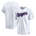 Texas Rangers White HeidiMiller Throwback Cooperstown Collection Limited Jersey